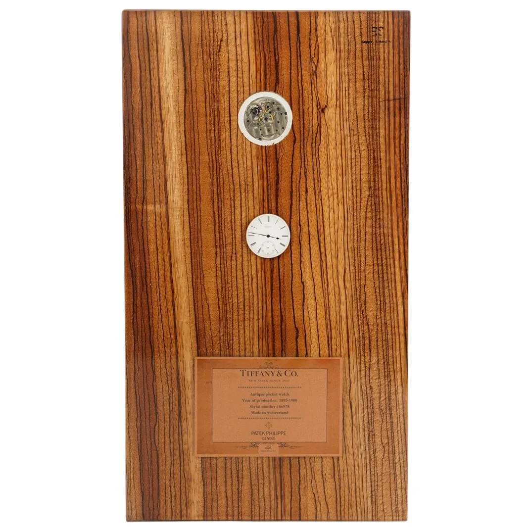 Antique Patek Philippe for Tiffany & Co. Pocket Watch Display