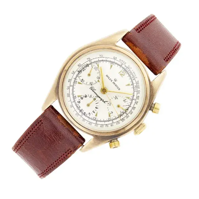 Rolex Gentleman's Low Karat Gold 'Chronograph Oyster' Wristwatch, Ref. 4537