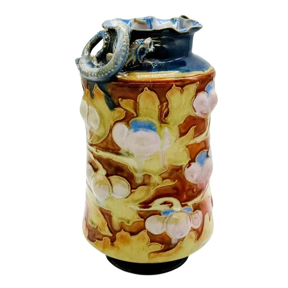 Antique Mark Marshall Royal Doulton Dragon Vase