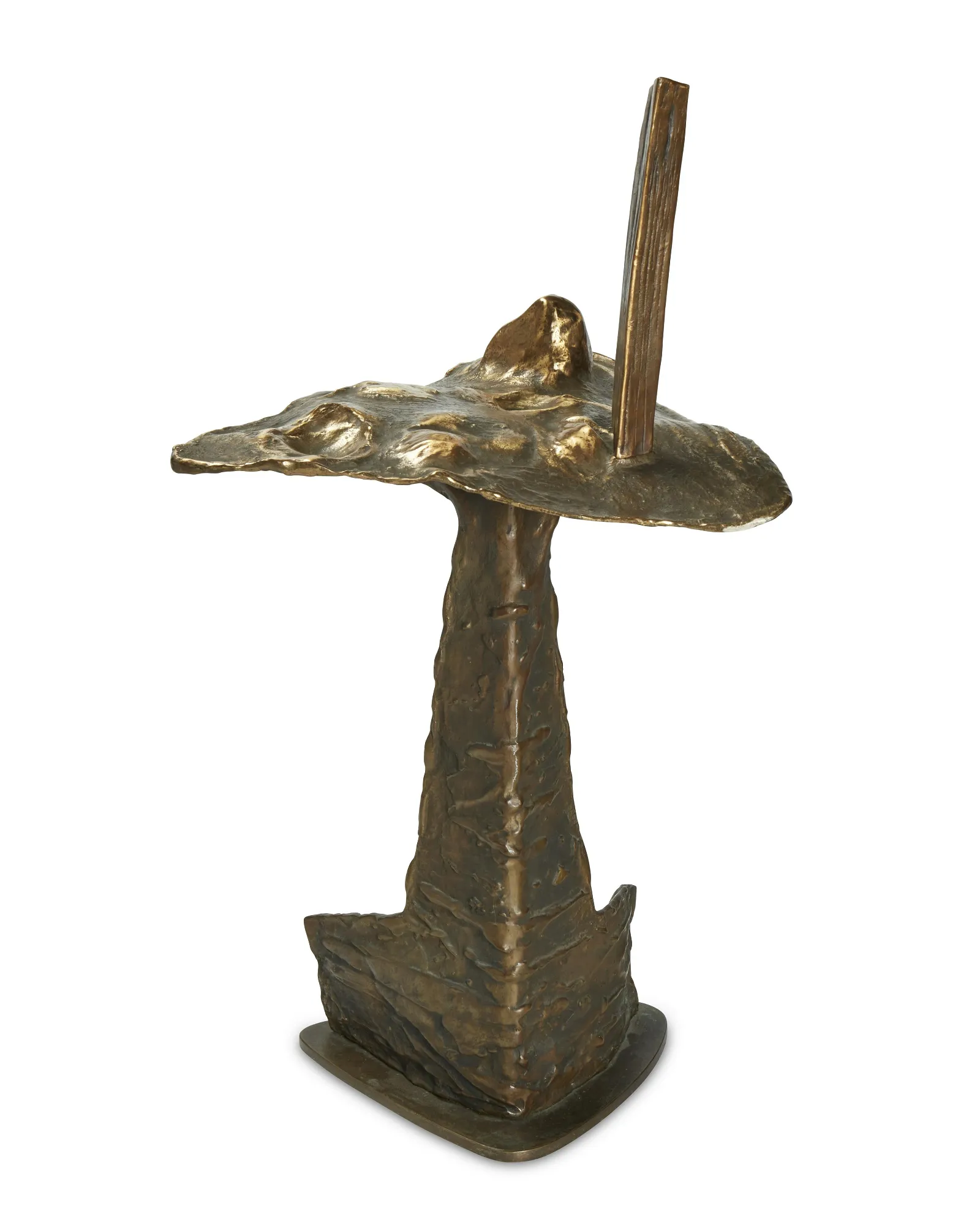 Frederick Kiesler, Mid 20th Century, Abstract sculpture, Bronze, 48" H x 25" D x 22" W