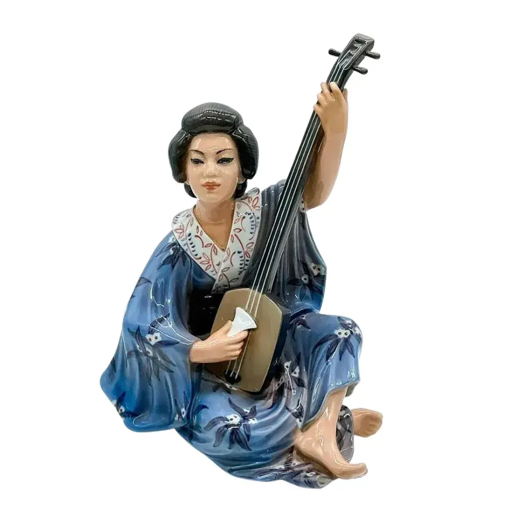 Dahl Jensen DJ Copenhagen Porcelain Figurine, Geisha