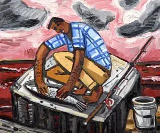 Red Fish Bay By David Bates.