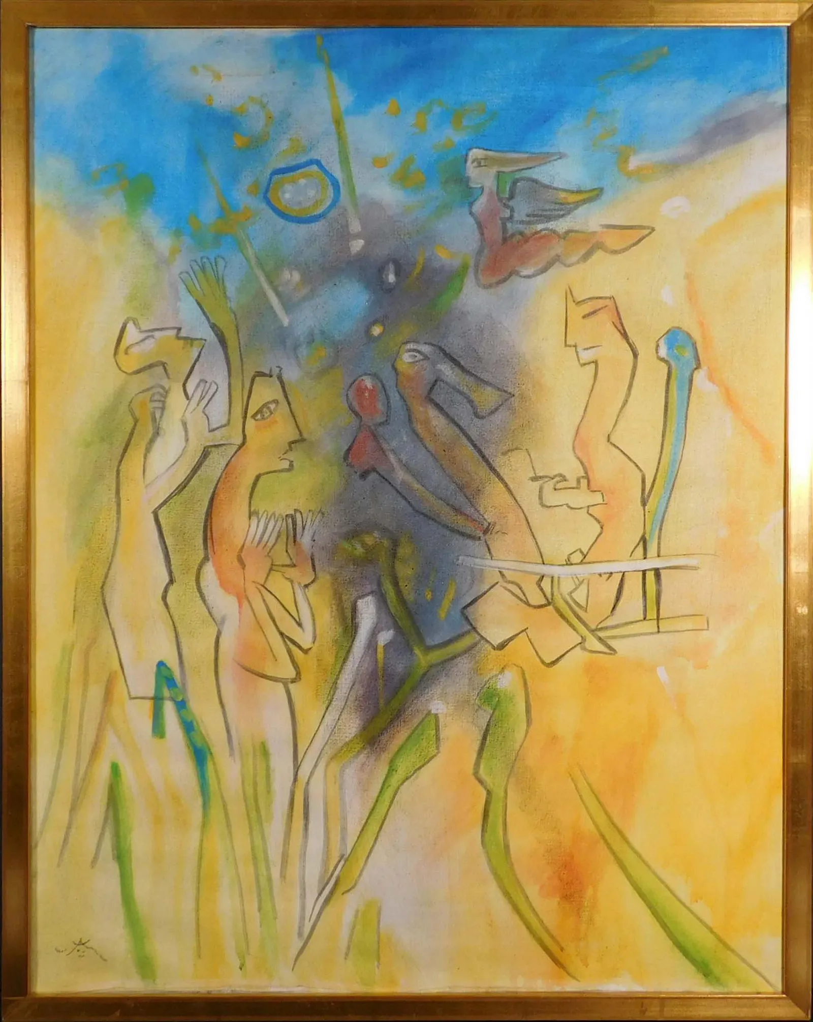 Roberto Matta (Manner of): Surreal Figures