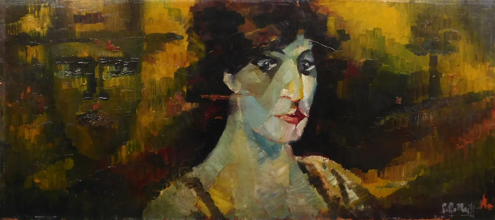 Karl Schmidt-Rottluff, Attributed: Two Faces