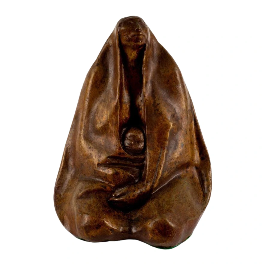 Francisco Zuniga (Costa Rican, 1912-1998) Signed Bronze Sculpture