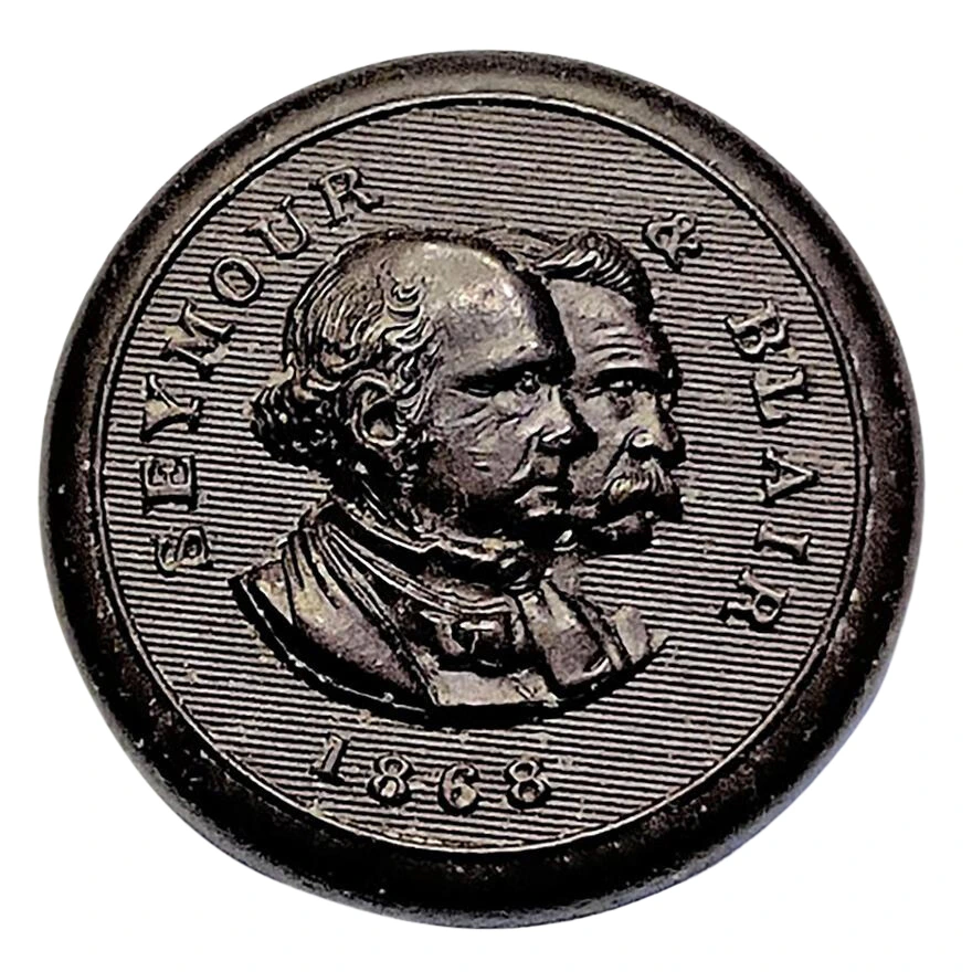 A Rare Division One Backmarked Political Button