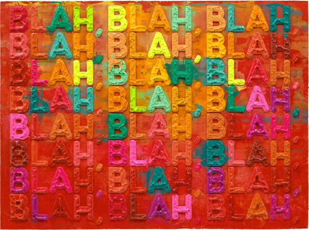 Mel Bochner: Blah, Blah, Blah