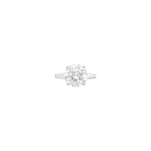 Platinum and Diamond Ring