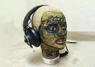 Jean-Michel Basquiat Original Sculpture Head