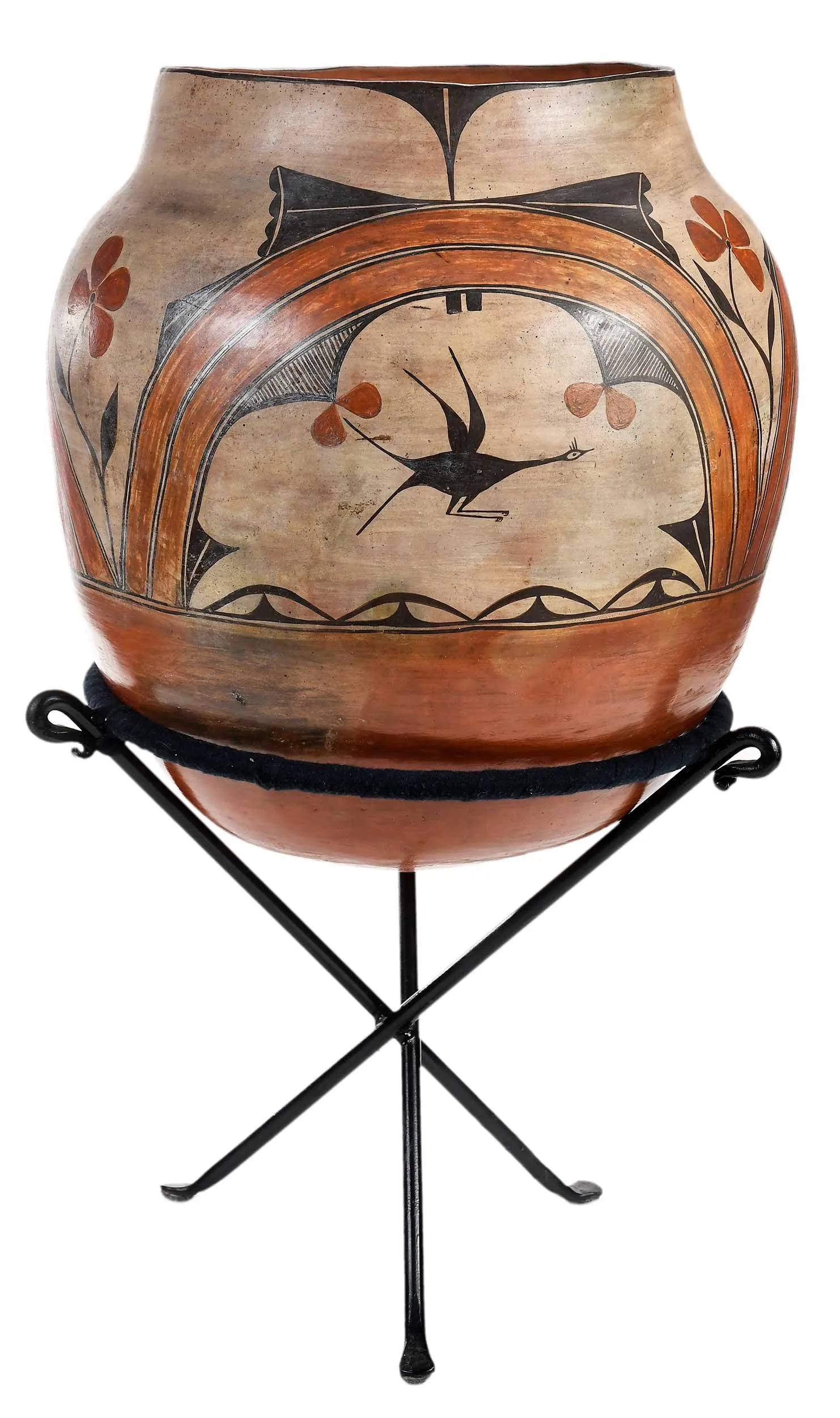 Monumental Zia Polychrome Storage Jar