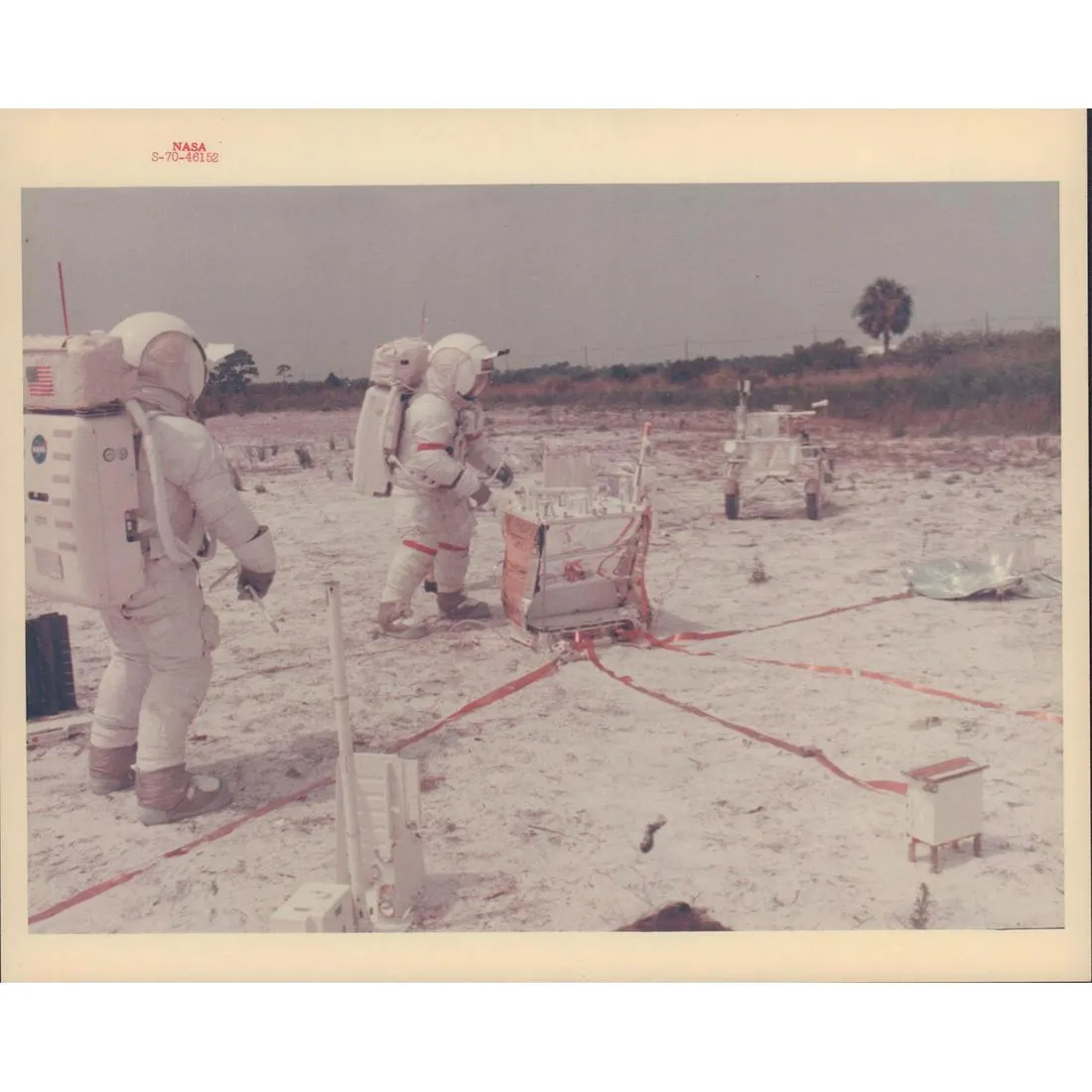 NASA Photo of Lunar Surface Training for Apollo 14 Mission