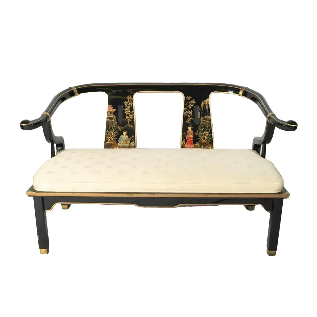 3pc Set Century James Mont Style Horseshoe Chairs