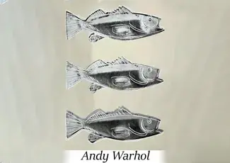 Andy Warhol Title Triple Fish