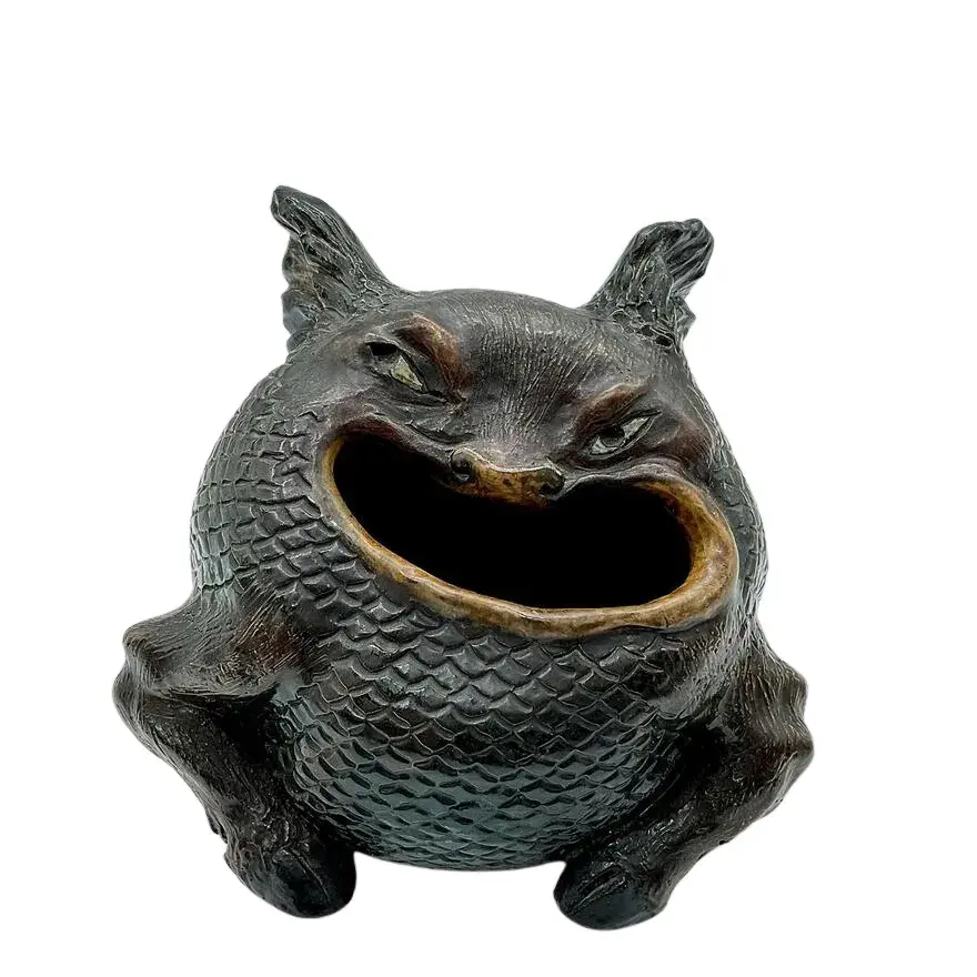 Martin Brothers Stoneware Grotesque Spoon Warmer