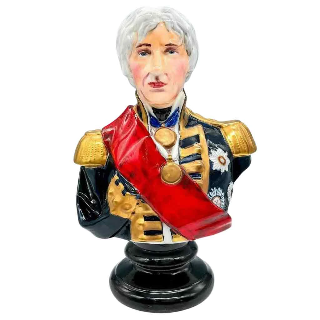 Rare Michael Sutty Fine China Prototype Bust, Lord Nelson