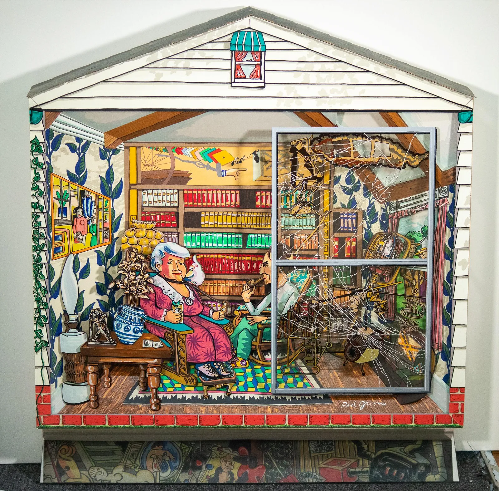 Red Grooms - Katherine Marcel and the Bride