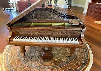 Antique Schiedmayer Grand Piano Serial No.7665 circa 1868