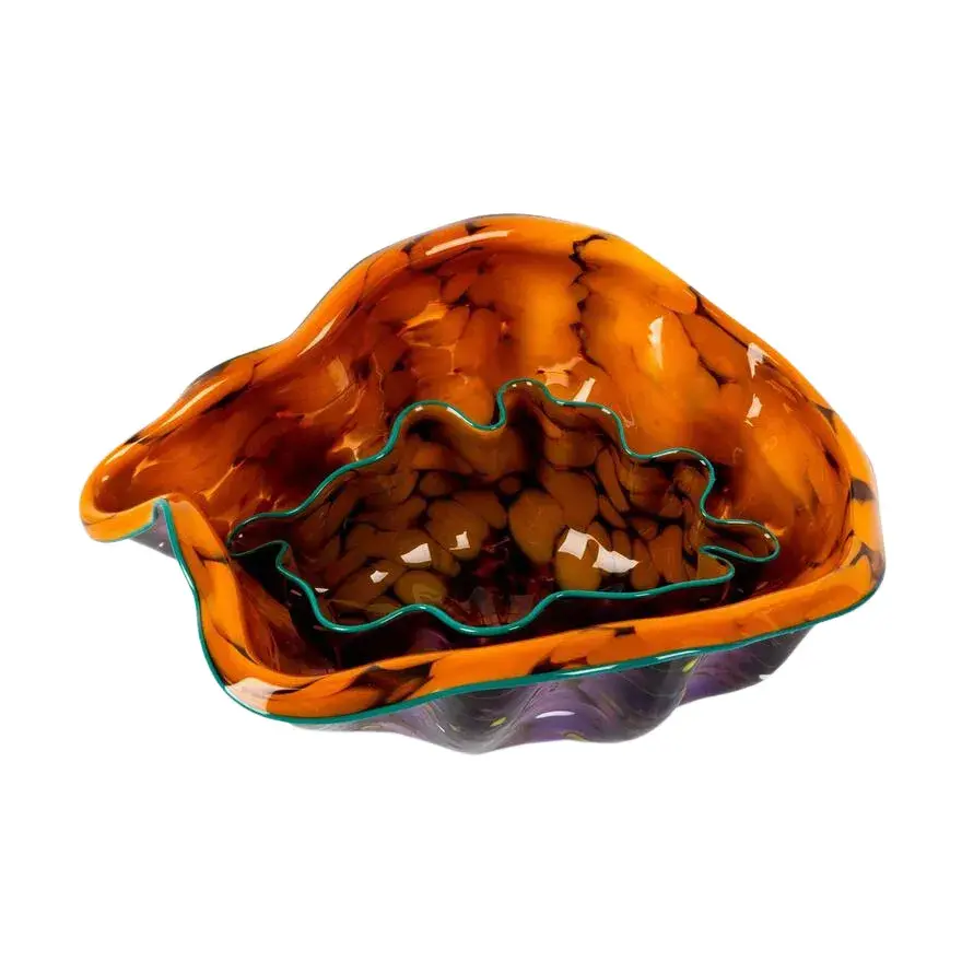 2pc Dale Chihuly (American, b. 1941), Macchia Art Glass Bowls