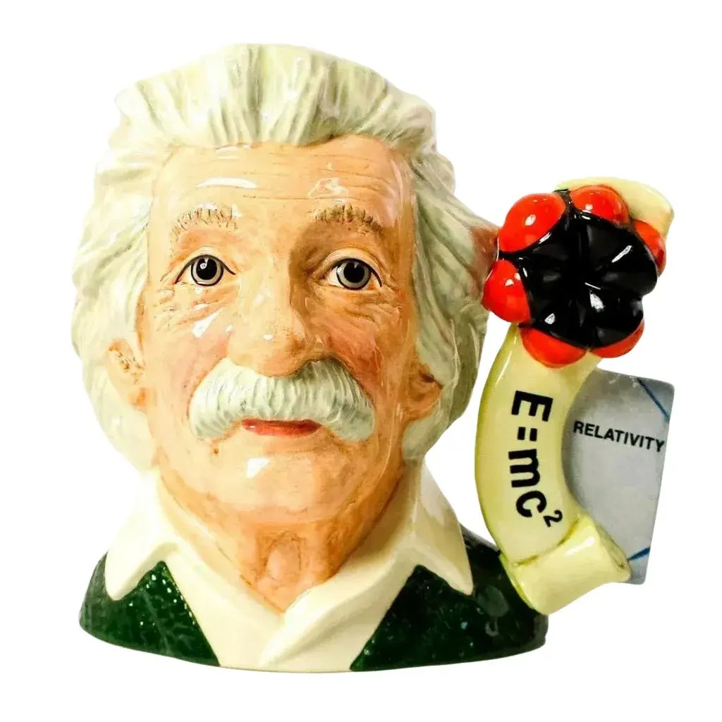 Albert Einstein D7023 - Large - Royal Doulton Character Jug