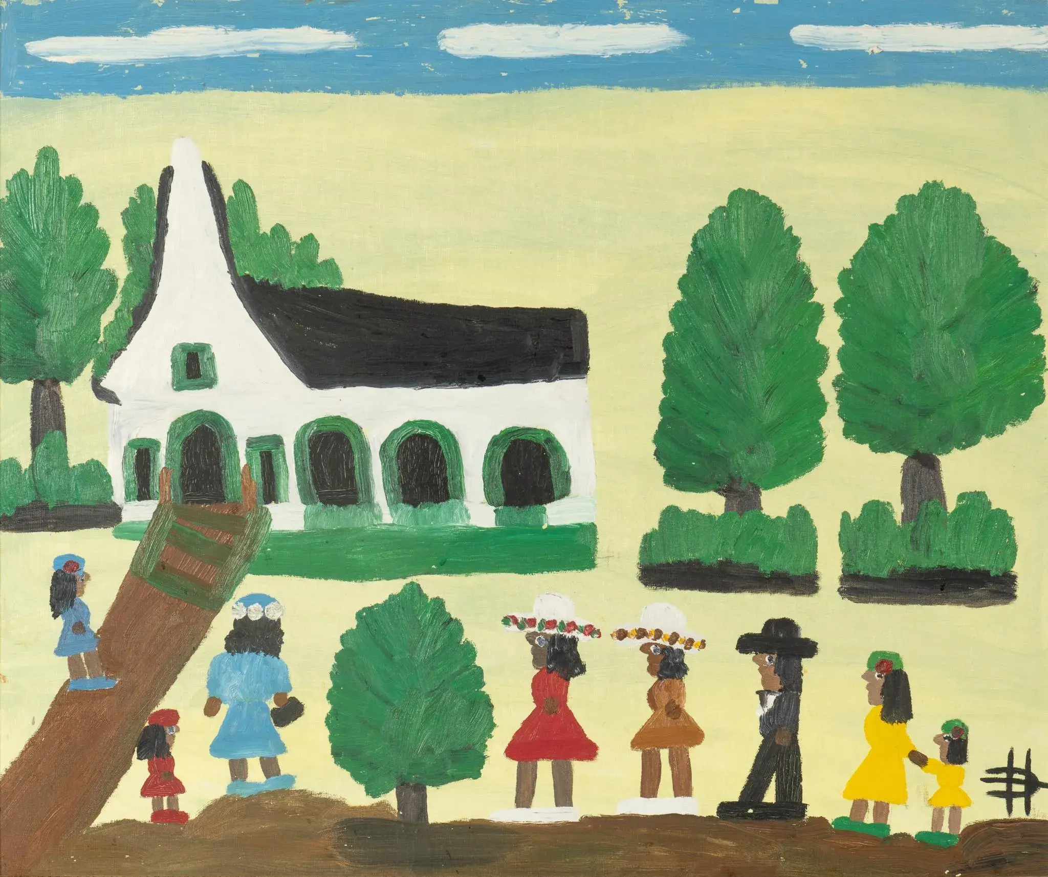 Clementine Hunter, Going to Church