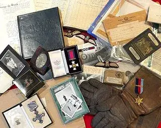 RAF Battle of Britain Fighter ACE Pilot's Medal Group - DSO DFC