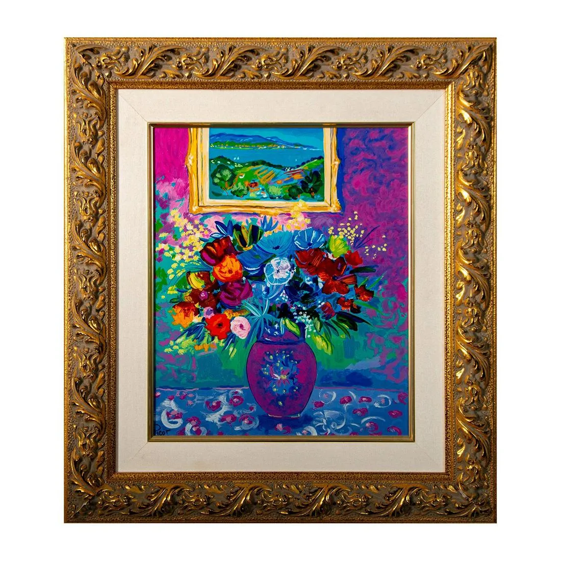 Jean-Claude Picot, Original Hand-Embellished Serigraph