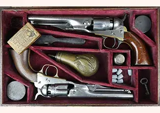 Pair Colt Mod 1862 Police .36 Cal Pistols