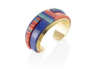 A Charles Loloma 18k Gold