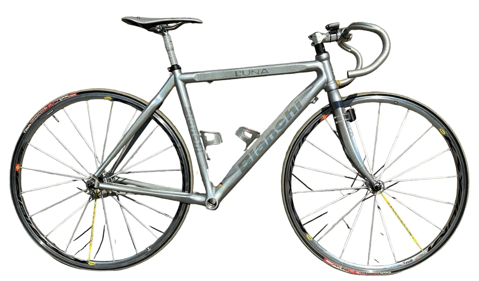 Vintage BIANCHI Luna Carbon Fiber frame Racing Bicycle