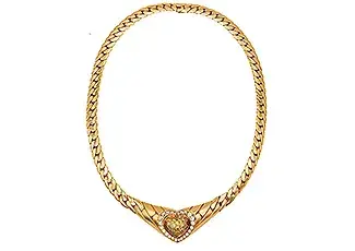 Cartier Paris By Georges L'Enfant Necklace in 18-karat Gold 4.17 carats in Diamonds