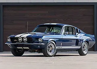 1967 Shelby GT500 Fastback in Night mist Blue