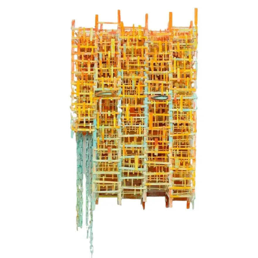 Jay Musler (American, b. 1949), Glass Sculpture, African Mask