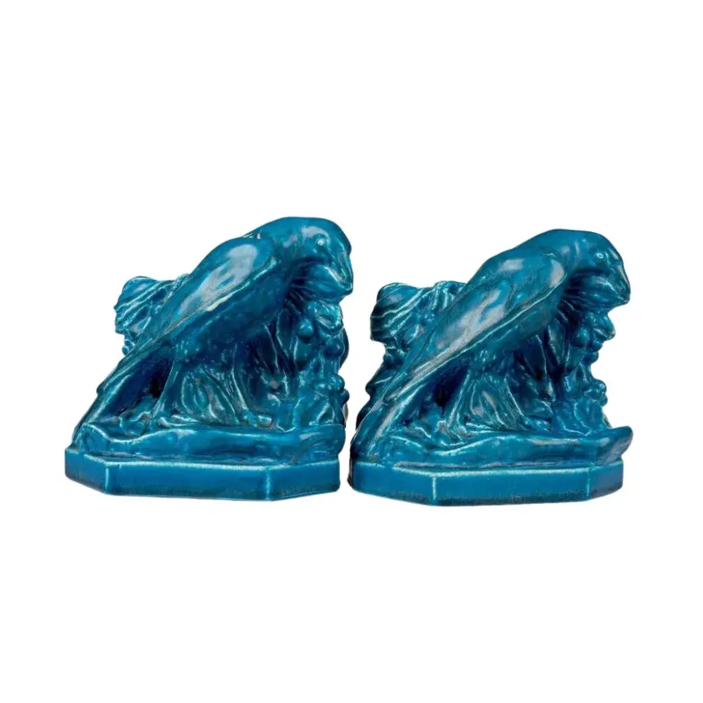 Pair of Rookwood William Mcdonaald Raven Bookends