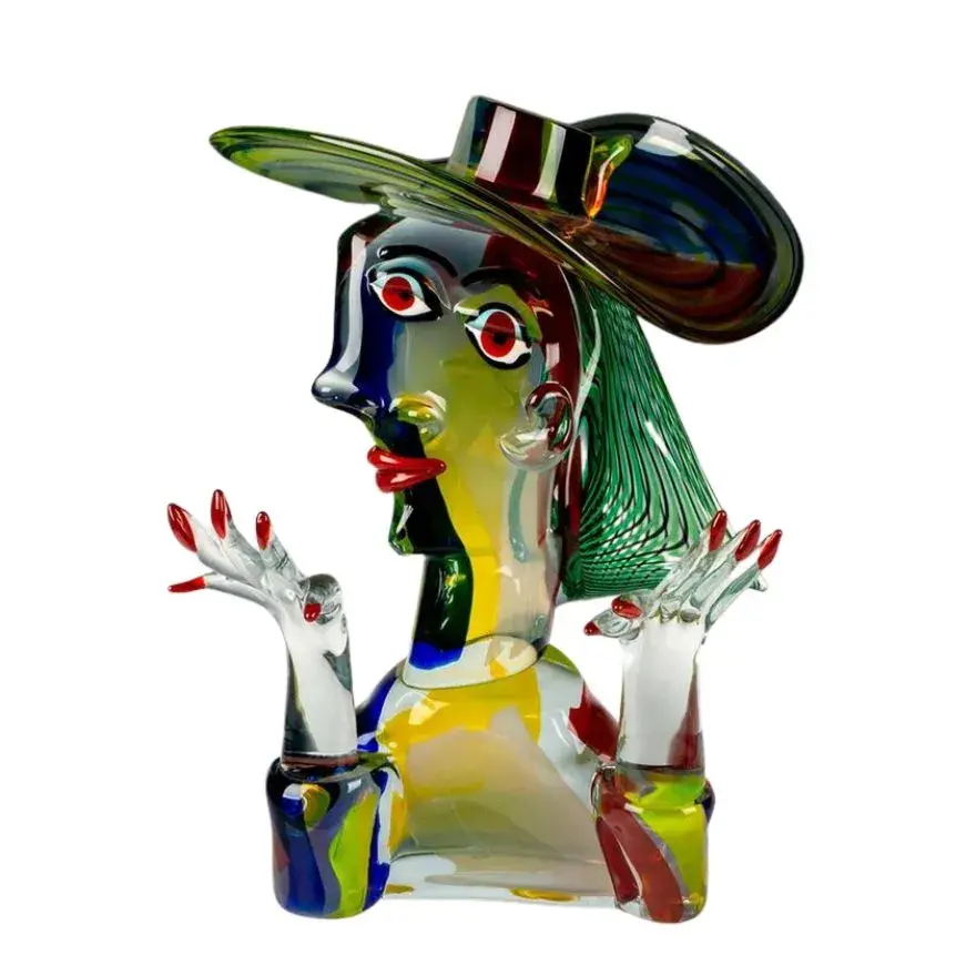 Walter Furlan (Italian, 1931-2018) Murano Glass Sculpture, La Sorpresa Signed