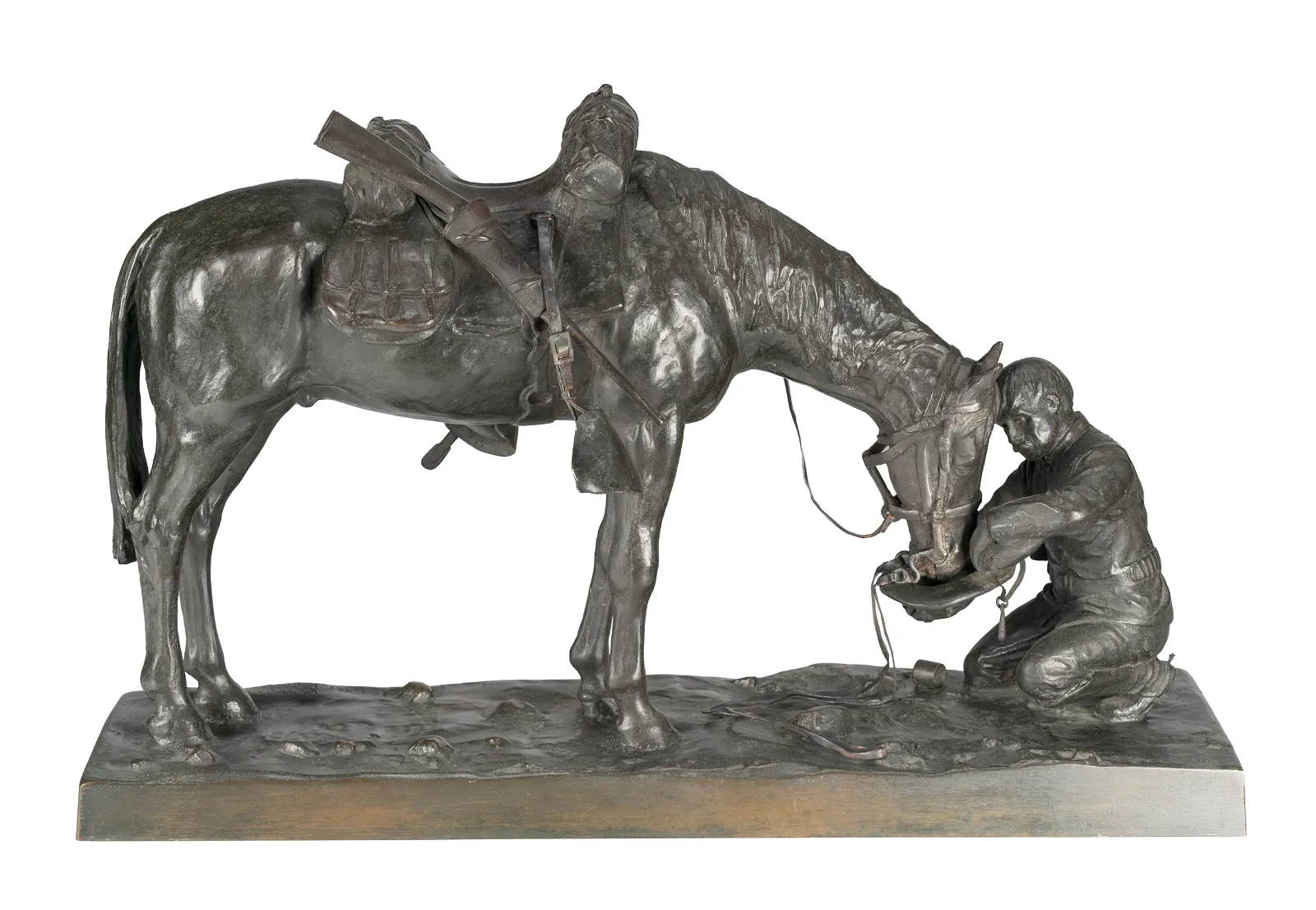 Charles Schreyvogel (1861 - 1912) The Last Drop, 1903