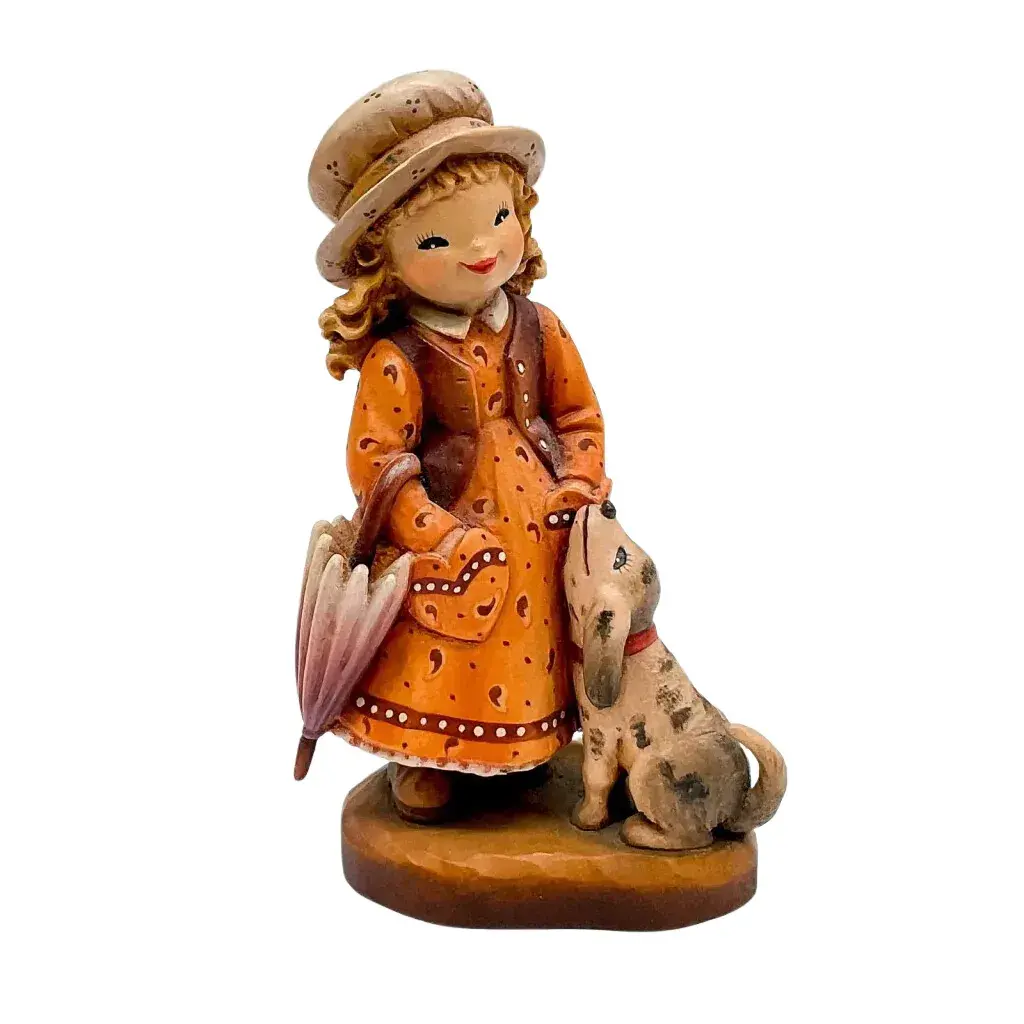 Anri Italian Wooden Figurine by Ferrandiz, Sunny Skies