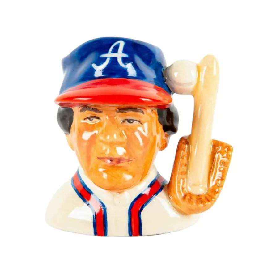 Atlanta Braves Baseball Player Prototype - Mini - Royal Doulton Character Jug