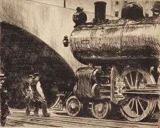 Edward Hopper etching