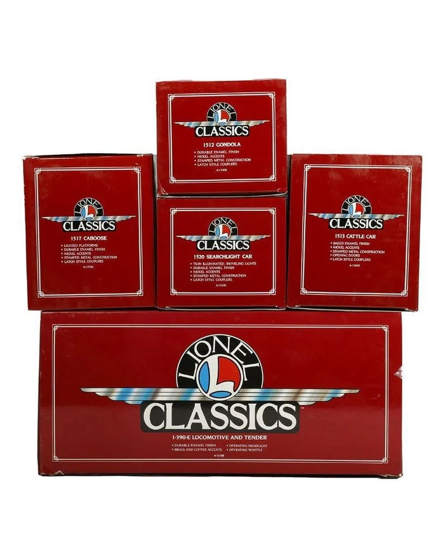 Lionel Classics I-390-E Loco w/Freight Cars