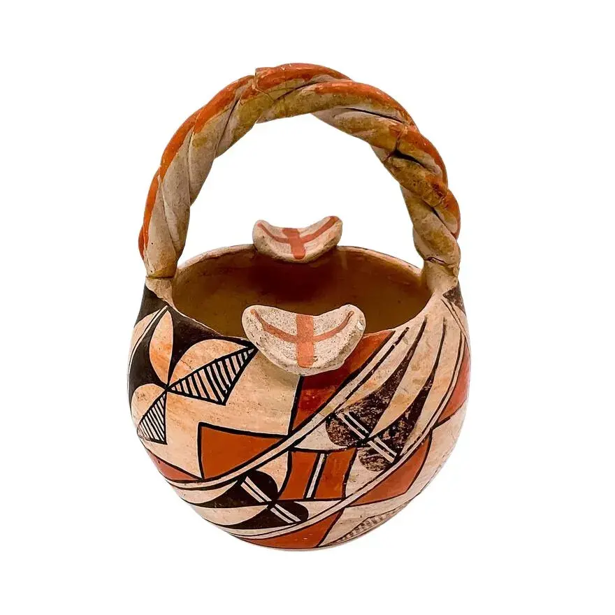 Acoma New Mexico Pottery Native American Basket