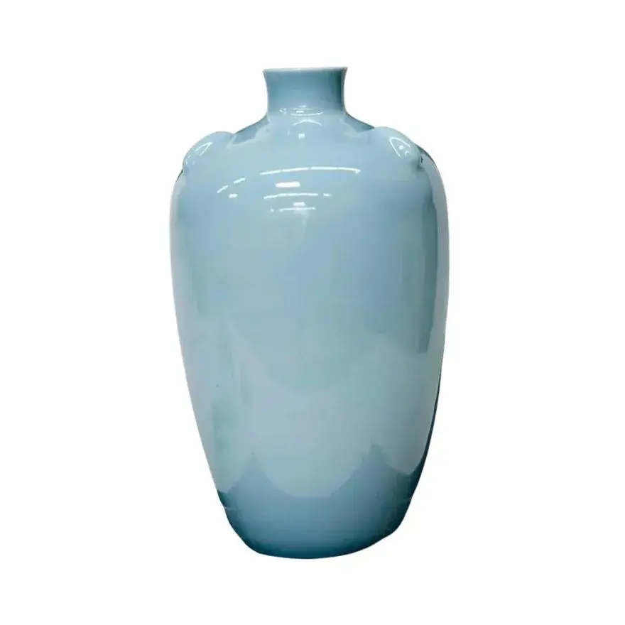 Chinese Lavender-Blue Ovoid Vase.