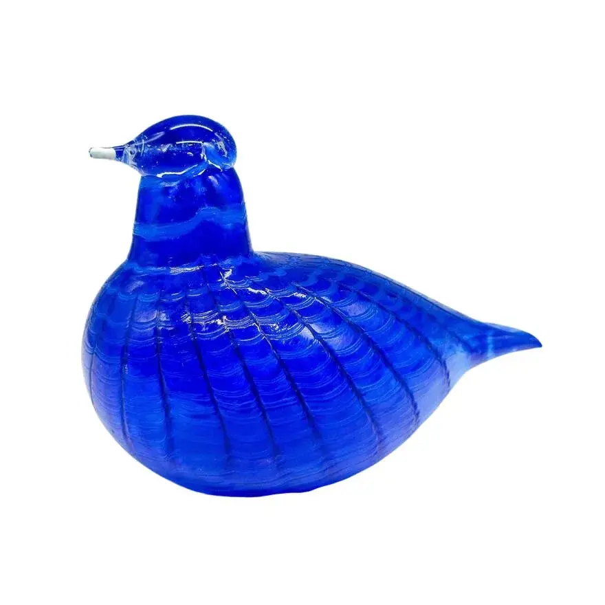 Iittala Oiva Toikka Art Glass Figurine, Blue Bird