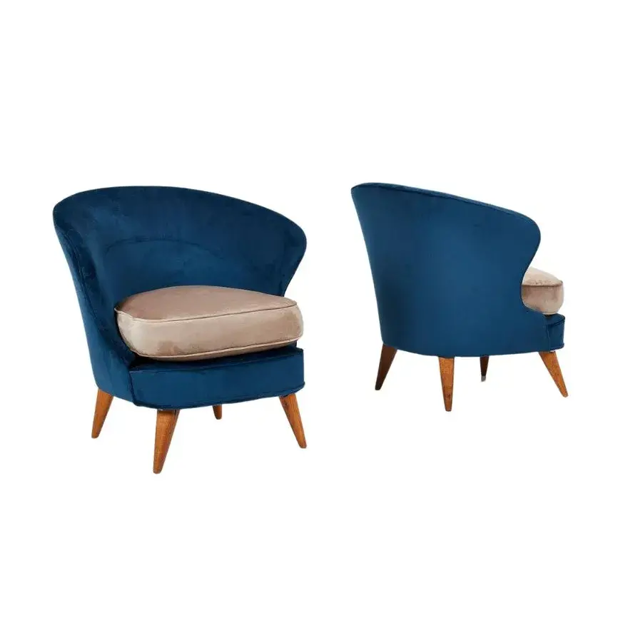 Joaquim Tenreiro, 'Concha' Armchairs (2)