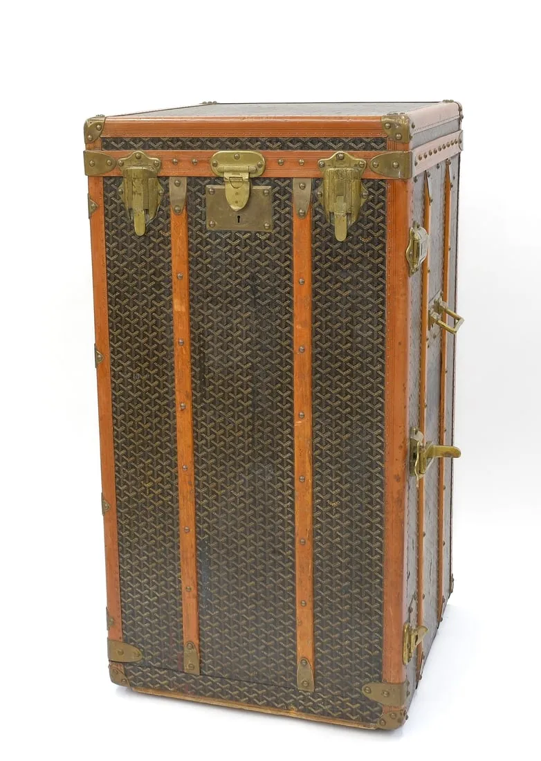 Antique Goyard Steamer Trunk