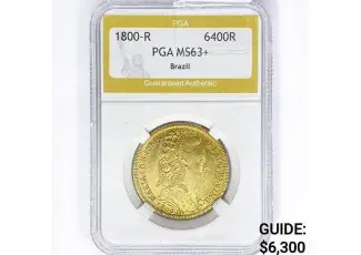 1800-R 6400R .42 oz. Brazil gold PGA MS63+