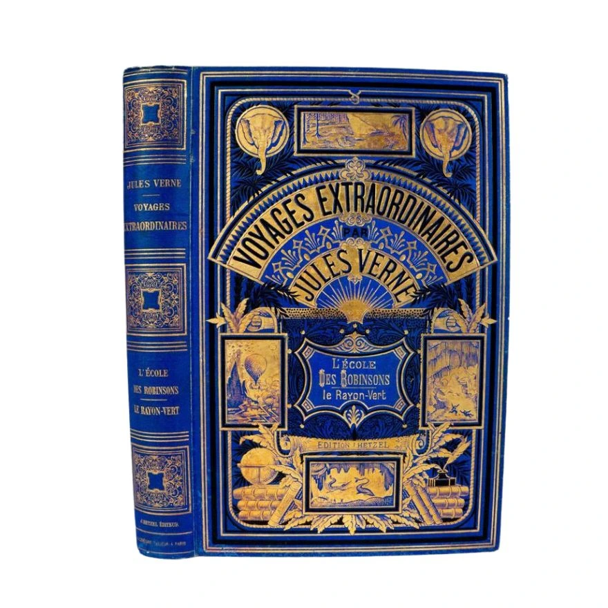 Jules Verne, L'Ecole des Robinsons/Le Rayon-Vert, Elephants