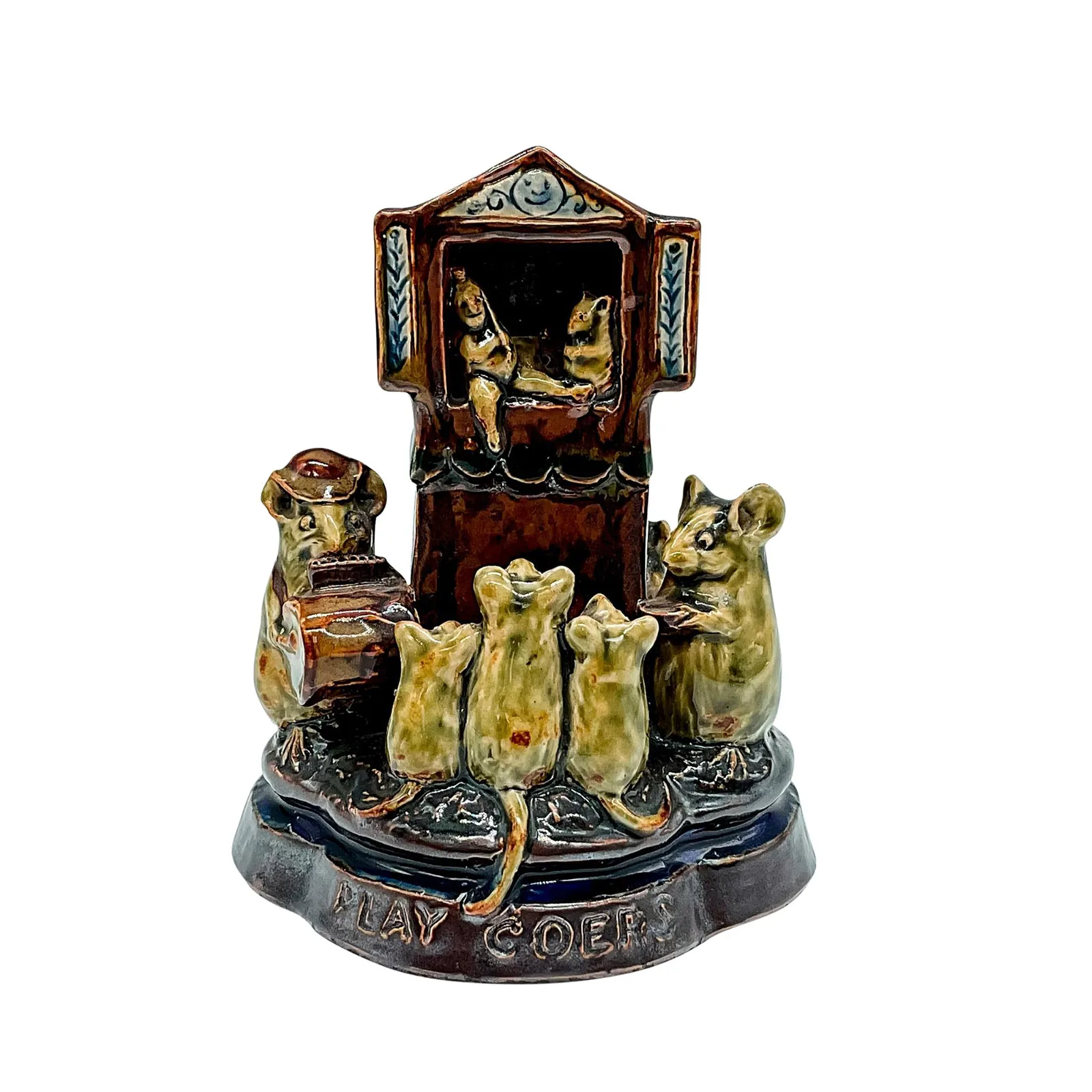 George Tinworth (British, 1843-1913) Play Goers