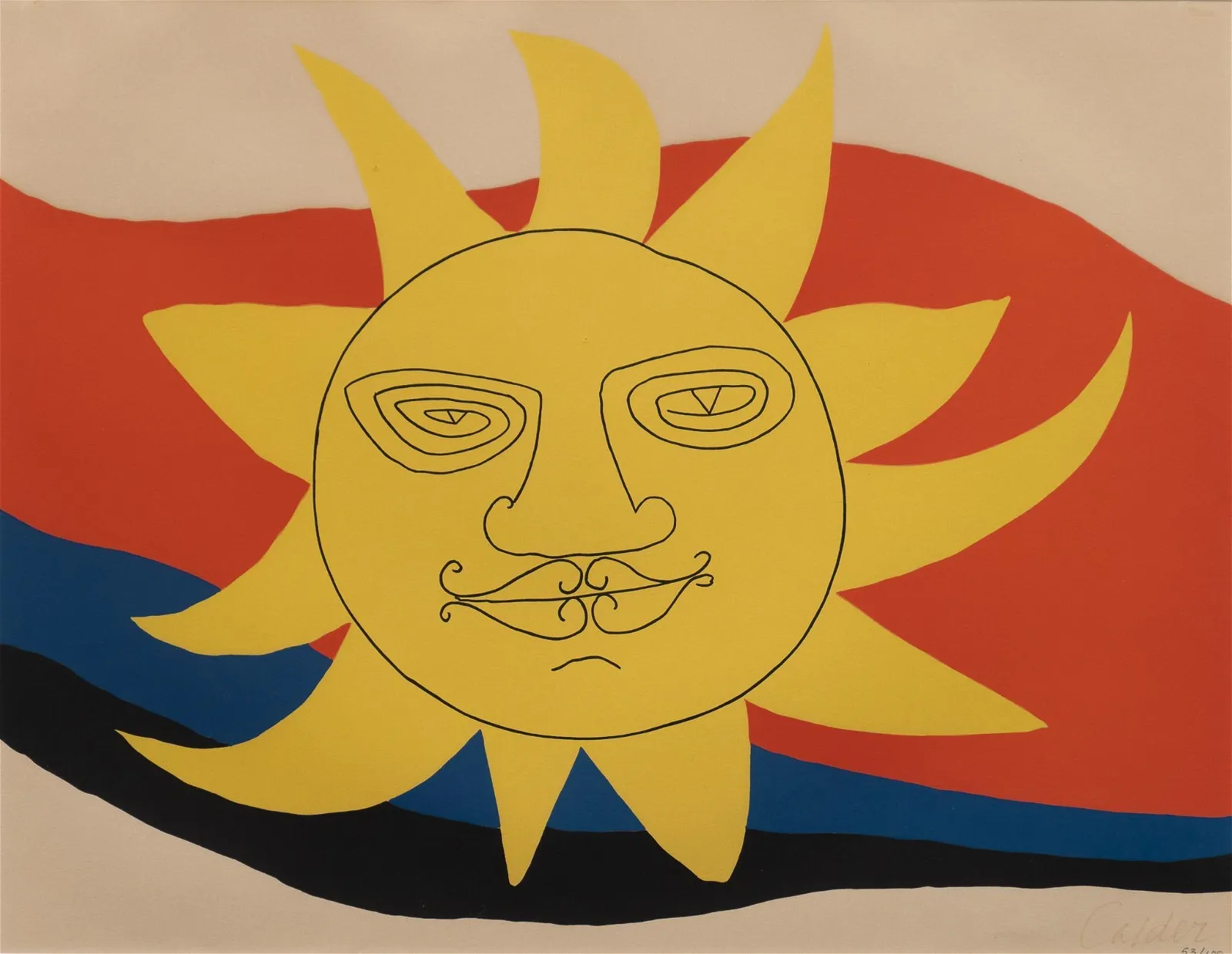 Alexander Calder, "Sun Face", ca. 1965