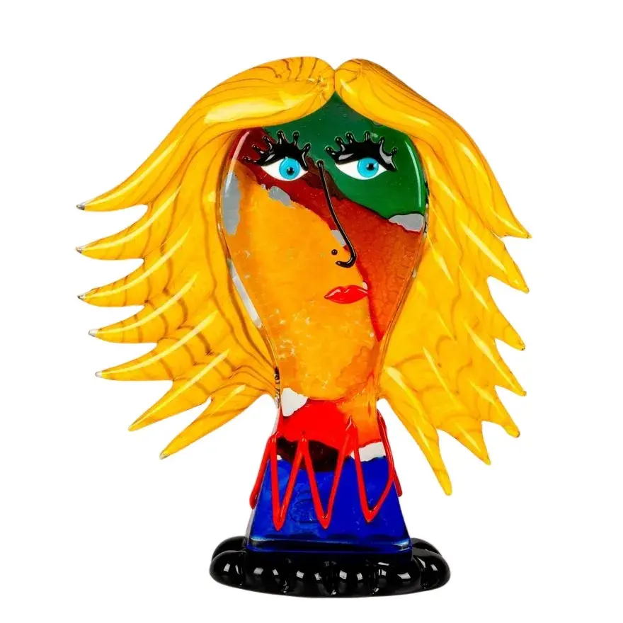 Murano Glass by Badioli Picasso Sculpture