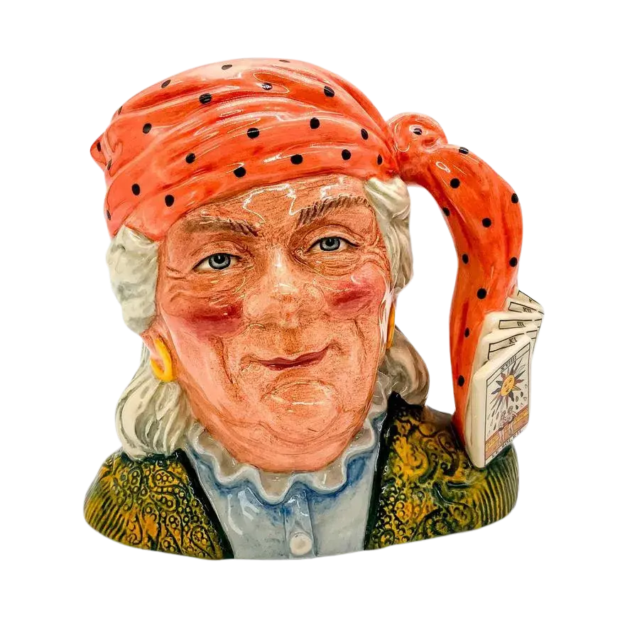 Prototype Painting Standard Fortune Teller D6874 - Large - Royal Doulton Character Jug